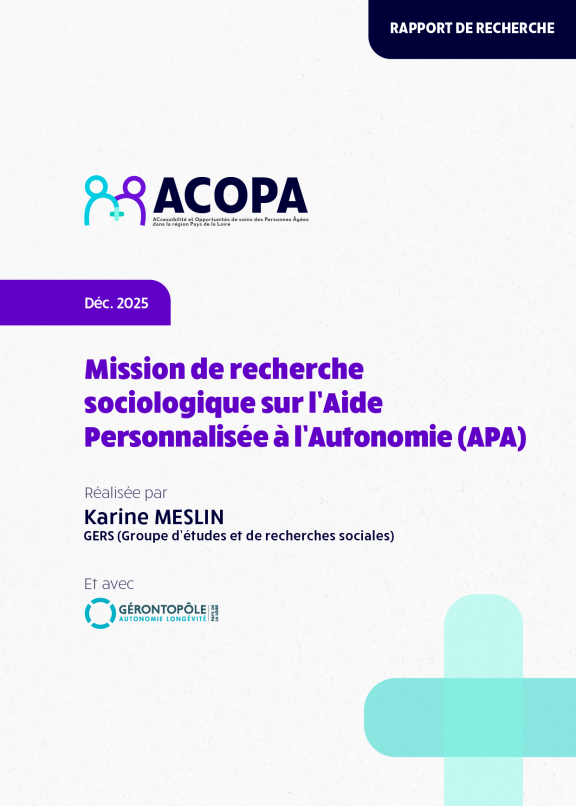 Rapport sur l'APA